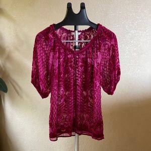 Velvet radiance silk tunic, Sundance